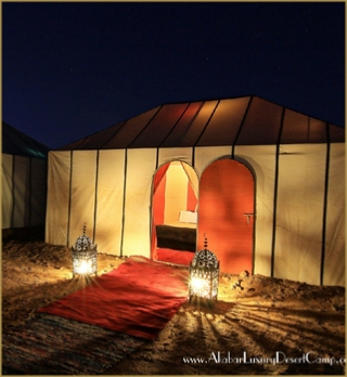 Double bed - Luxury Camp Akabar, Merzouga
