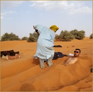 Merzouga ancient therapy - Merzouga sand-bath