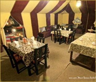 Restaurant in Akabar Luxury Desert Camp is a place you can not miss in Morocco