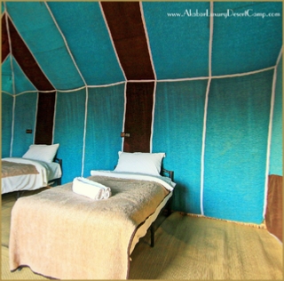 Luxury tents in Merzouga - Akabar VIP camp in Sahara desert