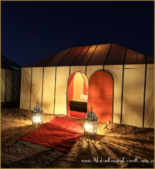 Double bed - Luxury Camp Akabar, Merzouga