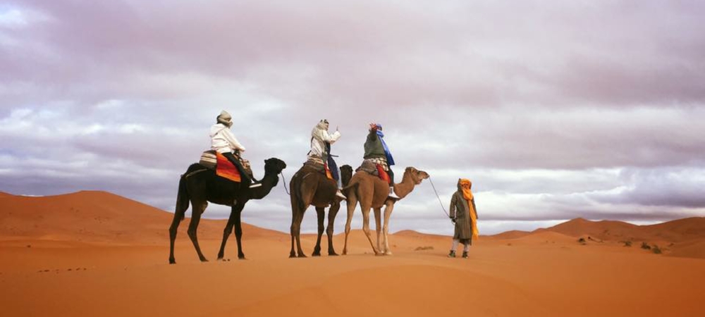 Merzouga adventure camel trek for 1,2 or more nights in luxury desert camp