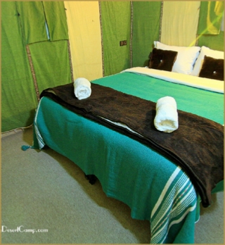 Double bed - Luxury Camp Akabar, Merzouga