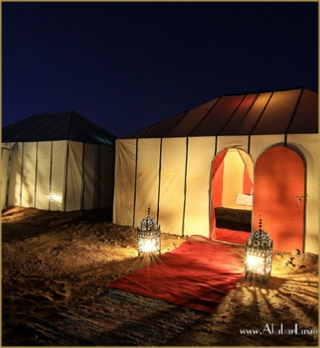 Double bed - Luxury Camp Akabar, Merzouga