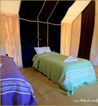 Double bed - Luxury Camp Akabar, Merzouga